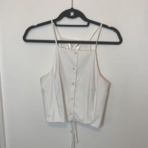 J.O.A Los Angeles cropped blouse